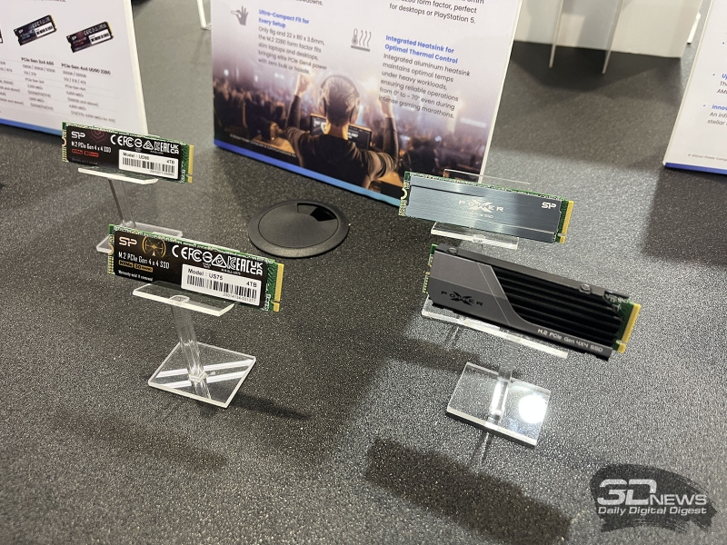 Репортаж со стенда Silicon Power на выставке Computex 2025: серия SSD Endura, быстрая оперативная память и другие новинки