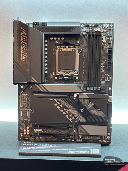 Репортаж со стенда&nbsp;GIGABYTE на выставке Computex 2025: материнские платы и видеокарты на любой вкус