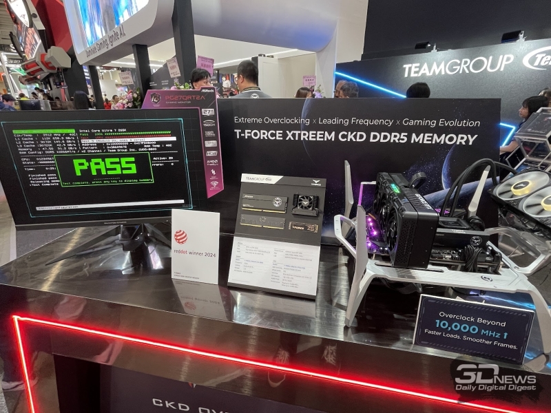 Репортаж со стенда&nbsp;TeamGroup на выставке Computex 2025: модули памяти и SSD для ИИ, гейминга и творчества