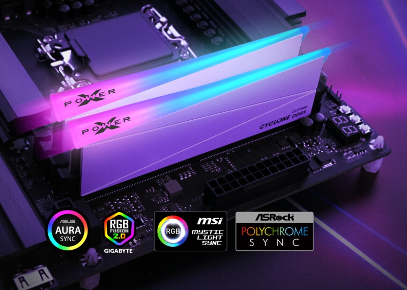 Silicon Power представила сверхбыстрые 48-Гбайт комплекты DDR5 с RGB-подсветкой