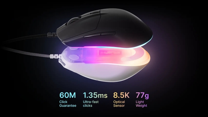 SteelSeries выпустила недорогие игровые мыши Rival 3 Gen 2 в версиях с проводами и без