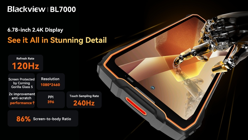 Сверхпрочный смартфон Blackview BL7000 с поддержкой ИИ поступил в продажу