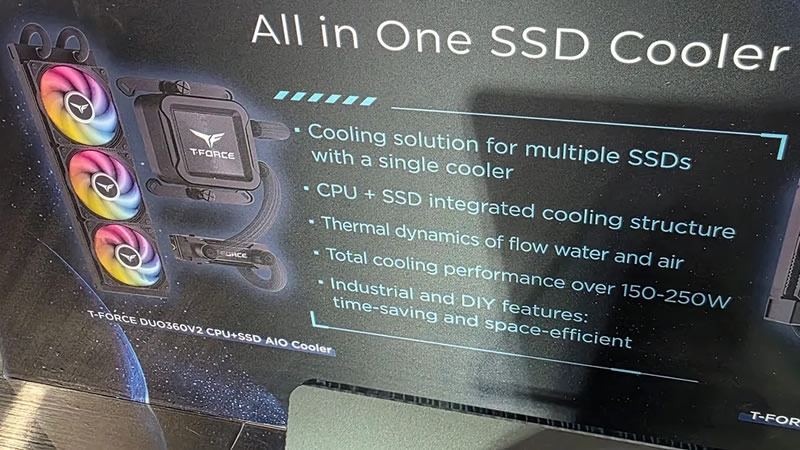 TeamGroup показала термоэлектрический кулер для SSD и другие экстравагантные охладители для накопителей