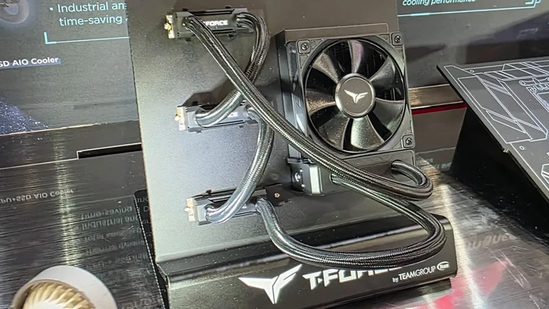 TeamGroup показала термоэлектрический кулер для SSD и другие экстравагантные охладители для накопителей