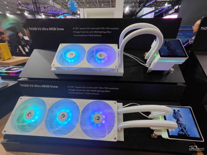 Thermaltake представила СЖО MINECUBE 360 Ultra ARGB с четырьмя экранами и другие новинки