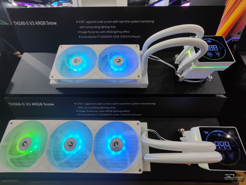 Thermaltake представила СЖО MINECUBE 360 Ultra ARGB с четырьмя экранами и другие новинки