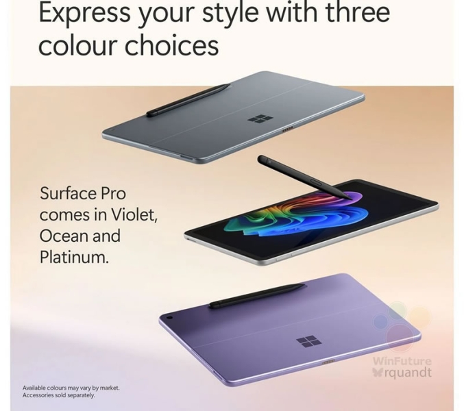 Утечка полностью рассекретила компактный планшет Microsoft Surface Pro 12 за несколько дней до анонса