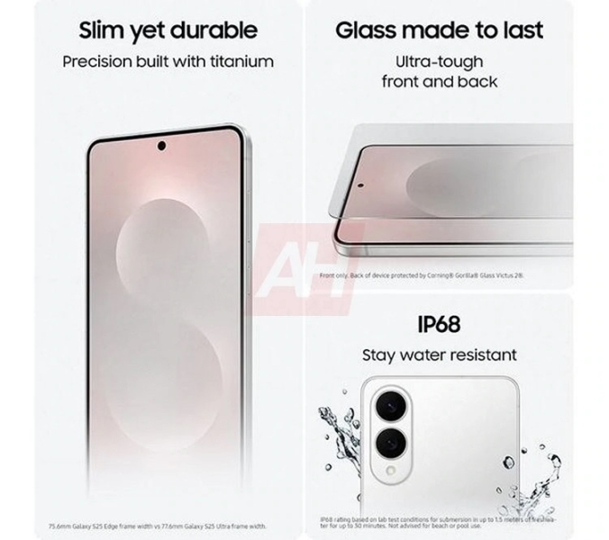 Утечка раскрыла новые подробности о Samsung Galaxy S25 Edge и его аксессуарах в преддверии анонса