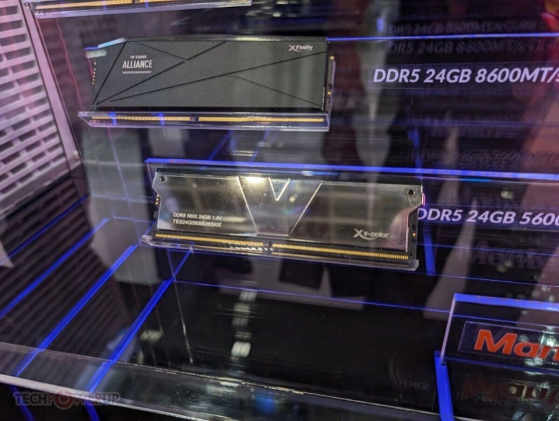 V-Color показала модули DDR5 с ЖК-экранами