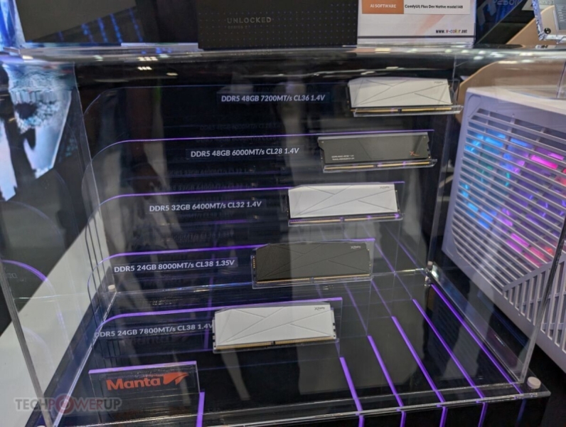 V-Color показала модули DDR5 с ЖК-экранами