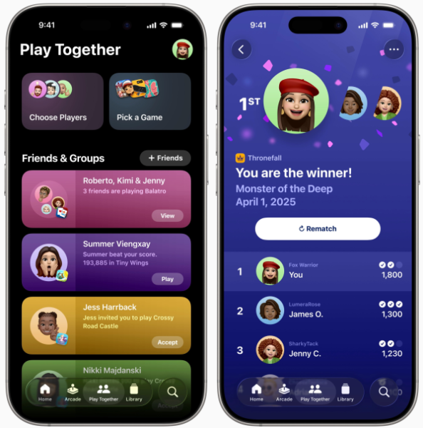 Apple представила приложение Games: игровой хаб в стиле Steam для iPhone, iPad и Mac