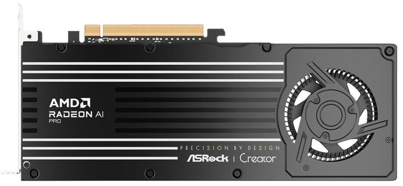 ASRock представила&nbsp;&laquo;турбированную&raquo;&nbsp;видеокарту Radeon AI Pro R9700 Creator для профессионалов