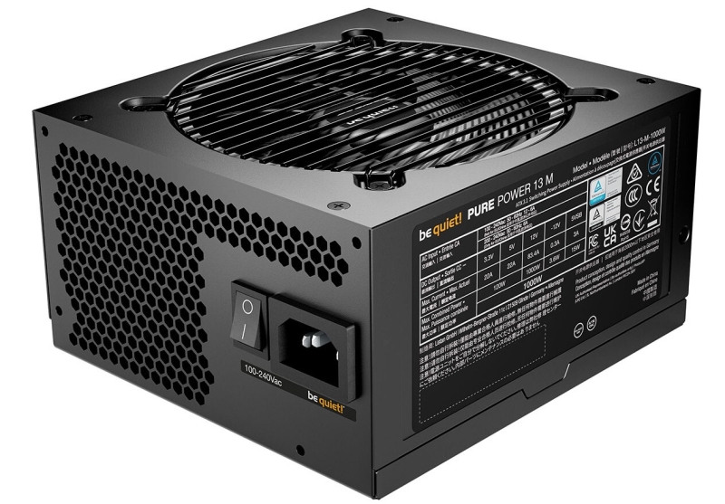 Be quiet! представила серию блоков питания Pure Power 13 M &mdash; до 1000 Вт и &laquo;золотая&raquo; эффективность
