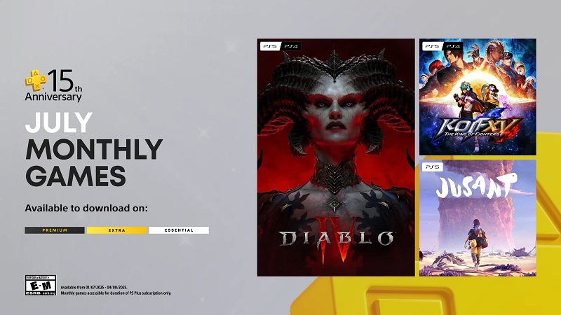 Diablo IV возглавила июльскую подборку игр для подписчиков PS Plus, а Sony готовится к празднику