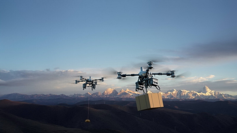 DJI выпустила грузовой дрон FlyCart 100 с грузоподъёмностью до 80 кг и передовыми системами безопасности