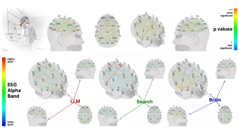 Длительная работа с ИИ-инструментами ослабляет у людей когнитивные способности, выяснили учёные