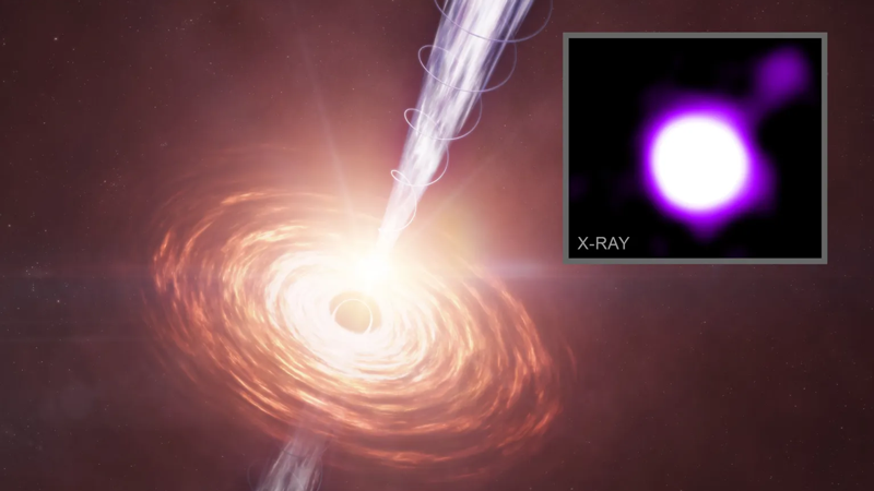 Эхо Большого взрыва помогло вскрыть детали джетов чёрных дыр