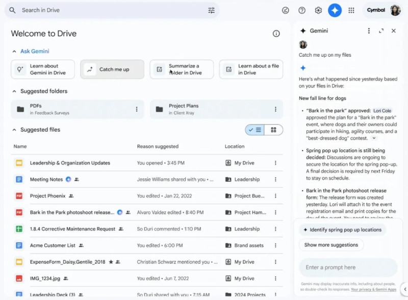Gemini покажет изменения, внесённые коллегами в файлы на &laquo;Google Диске&raquo;