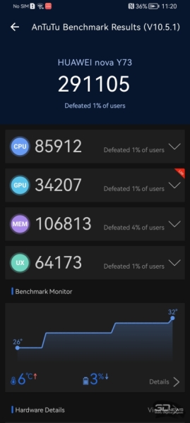HUAWEI nova Y73: самый недорогой смартфон с кремний-углеродной батареей