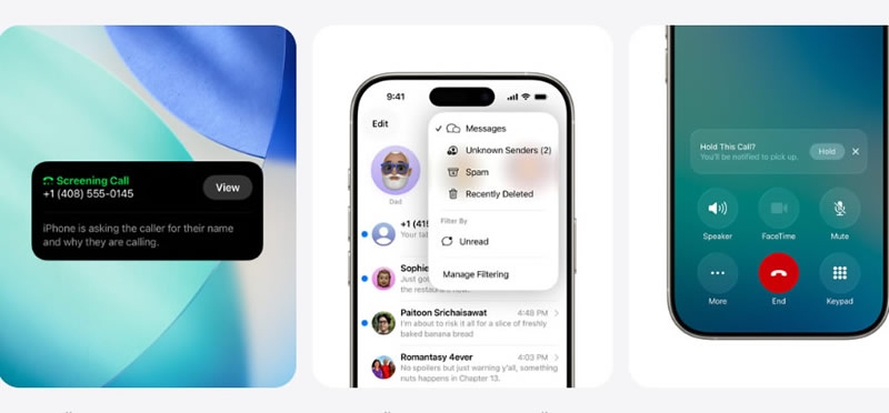 iOS 26 обещает избавить iPhone от спама в звонках и сообщениях