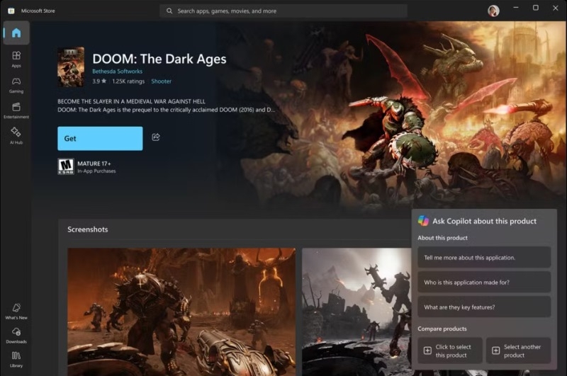 Магазин Microsoft Store обновился &mdash; больше системных интеграций, кнопка Copilot и повышение производительности