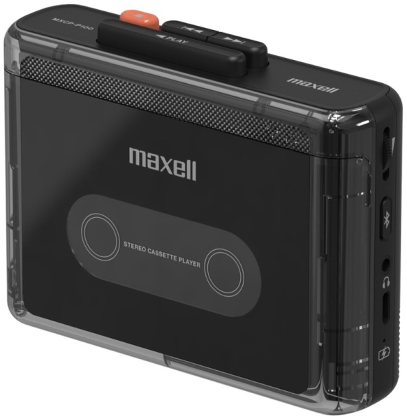 Maxell выпустила кассетный ретро-плеер MXCP-P100 с поддержкой Bluetooth-наушников и USB-C