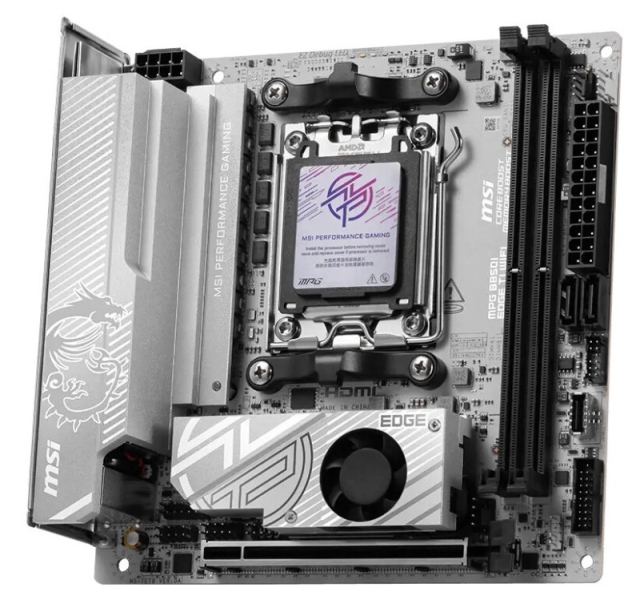 MSI представила плату MPG B850I EDGE TI WIFI для компактных, но мощных компьютеров на Ryzen 9000