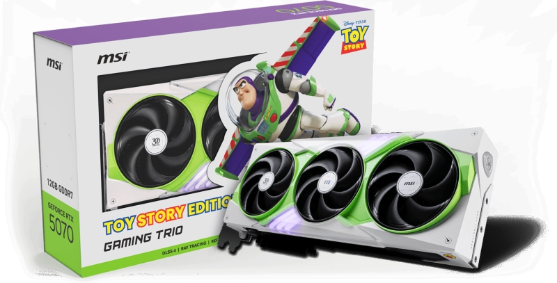 MSI выпустила компьютерные комплектующие для поклонников мультфильмов &laquo;История игрушек&raquo;