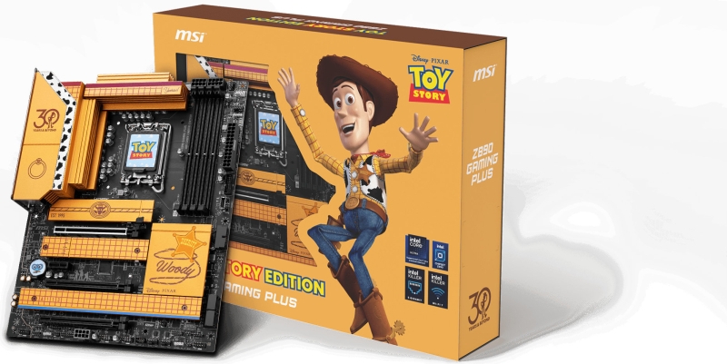 MSI выпустила компьютерные комплектующие для поклонников мультфильмов &laquo;История игрушек&raquo;