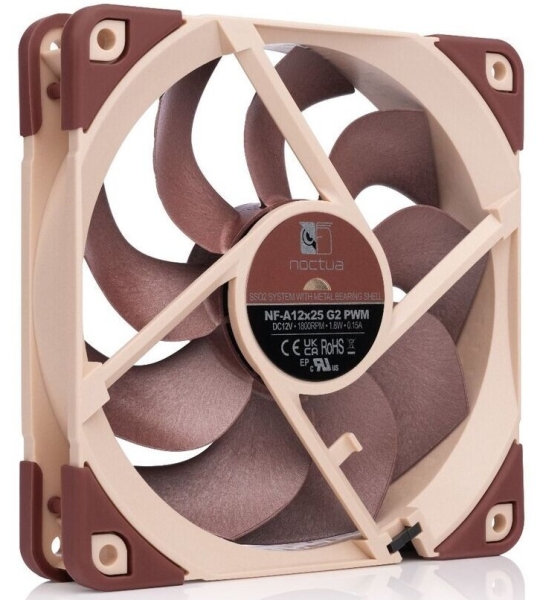 Noctua выпустила передовые 120-мм вентиляторы NF-A12x25 G2 по цене $35