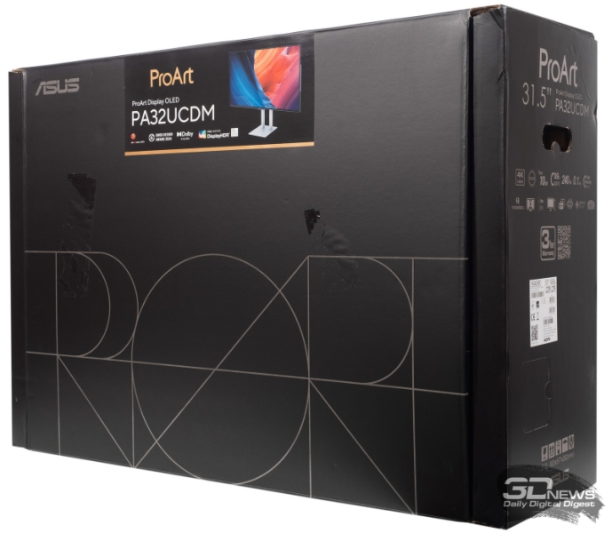 Обзор ASUS ProArt Display OLED PA32UCDM: профессиональный клон