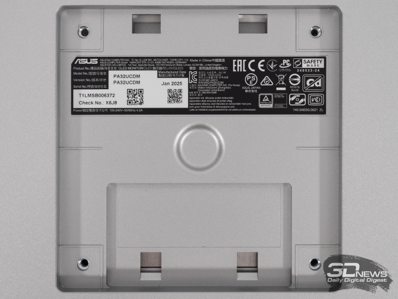 Обзор ASUS ProArt Display OLED PA32UCDM: профессиональный клон