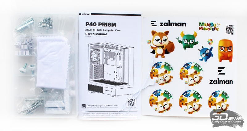 Обзор и тестирование Zalman P40 Prism White: корпус-призма