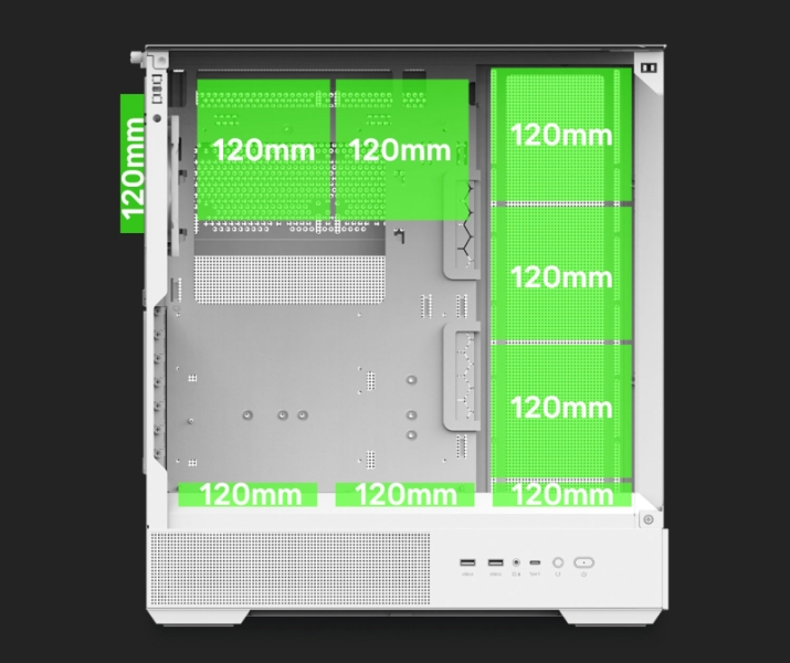 Обзор и тестирование Zalman P40 Prism White: корпус-призма