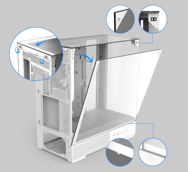 Обзор и тестирование Zalman P40 Prism White: корпус-призма