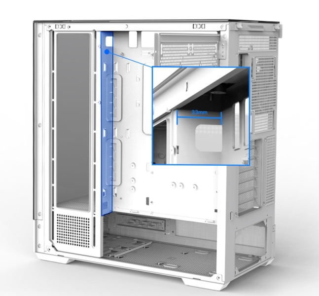 Обзор и тестирование Zalman P40 Prism White: корпус-призма