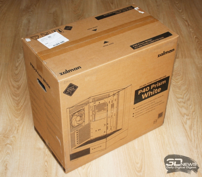 Обзор и тестирование Zalman P40 Prism White: корпус-призма