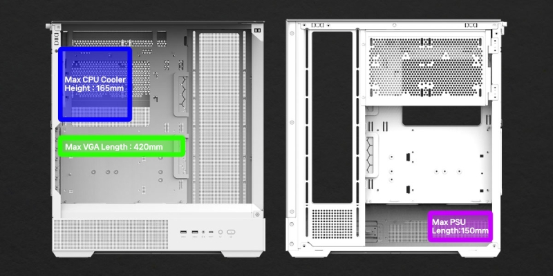 Обзор и тестирование Zalman P40 Prism White: корпус-призма