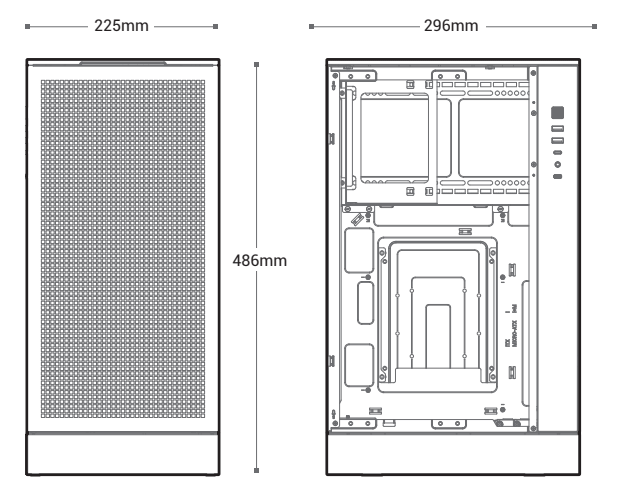 Обзор корпуса DeepCool CH270 Digital WH: почти компактный и почти вместительный