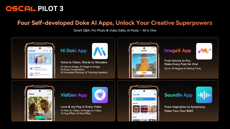 OSCAL PILOT 3 &mdash; надёжный защищённый смартфон с поддержкой ИИ