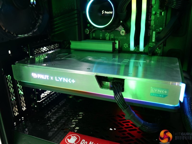 Palit и Lynk+ показали модульную систему жидкостного охлаждения для видеокарт GeForce RTX 5090