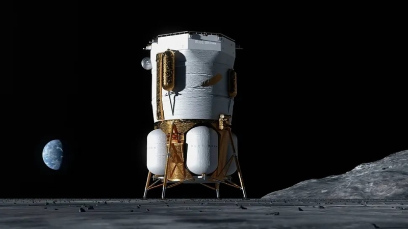 Посадочные модули и лунный танкер: Blue Origin представила план освоения Луны