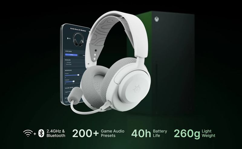 Представлена Arctis Nova 3 &mdash; самая доступная беспроводная гарнитура SteelSeries