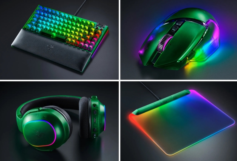 Razer выпустила Phantom Collection — клавиатуру, мышь, гарнитуру и коврик в полупрозрачных корпусах