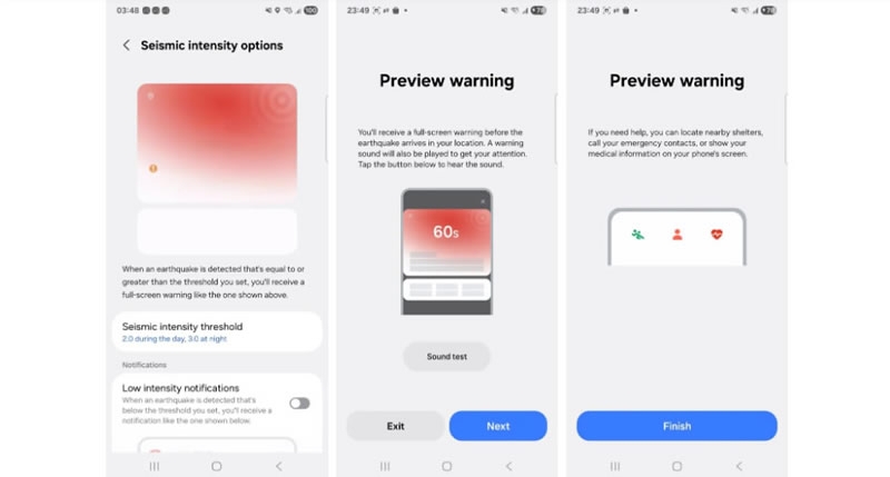 Samsung запустит собственную систему оповещения о землетрясениях с функциями, которых нет у Google