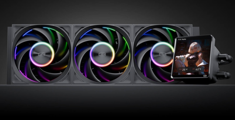 Система жидкостного охлаждения PCCooler DT360 ARGB Display: красиво, но есть нюансы