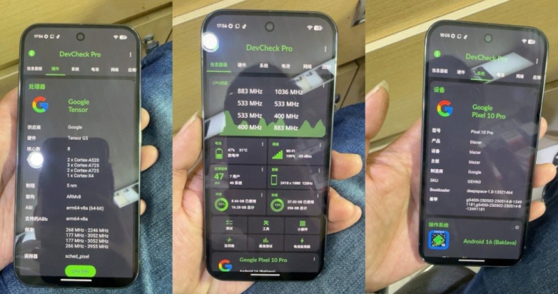 Стала известна дата анонса Google Pixel 10, а&nbsp;прототип Pixel 10 Pro показался на фото
