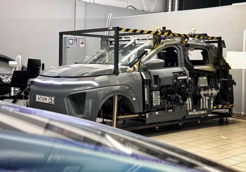 Тест-драйв российского электромобиля «Атом»: гибрид «Оки» и Tesla