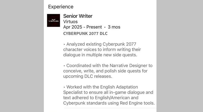 Утечка: для Cyberpunk 2077 выйдет ещё одно дополнение, но не от CD Projekt Red