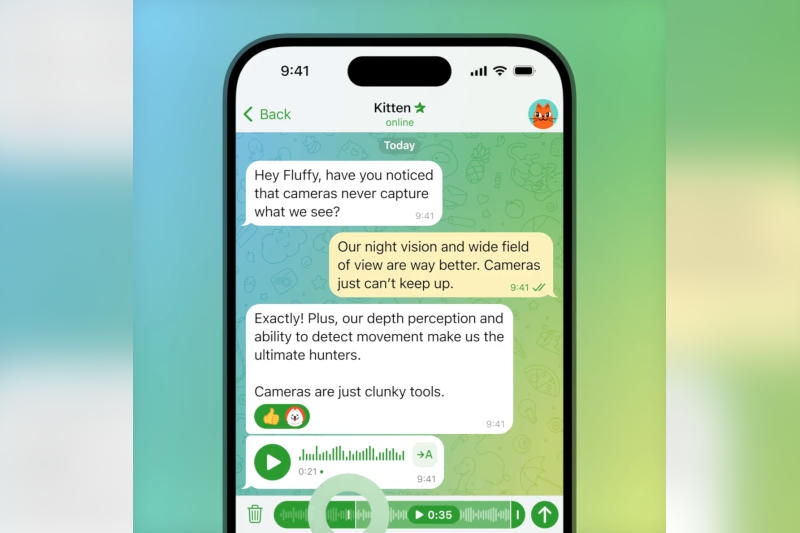 В Telegram появились сообщения каналам, обрезка голосовых сообщений, темы на вкладках и фотографии высокого качества